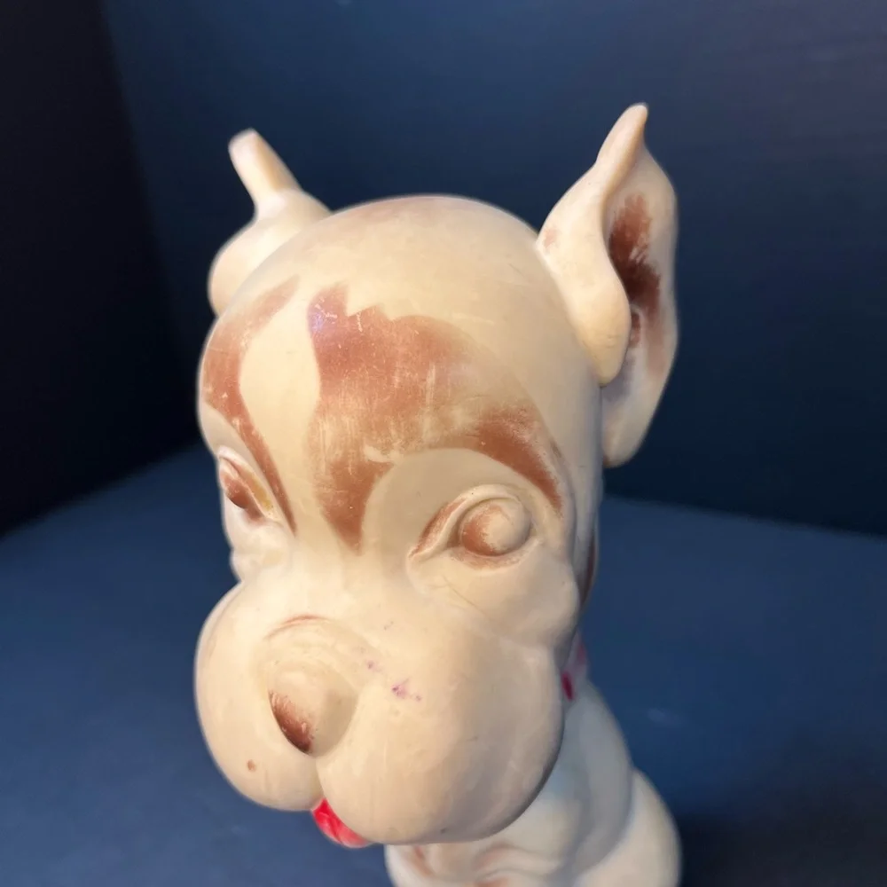 Vintage 1953 Rubber Latex Squeaky Bath Tub Toy Dog Kaysam 7
